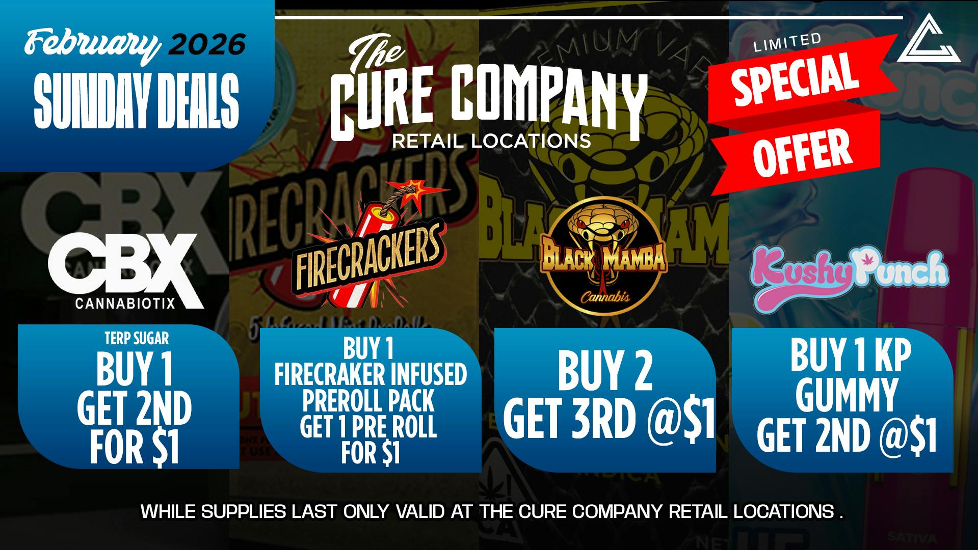 The Cure Company - Crenshaw 💌 Crenshaw Sunday Specials – February Deals 💌