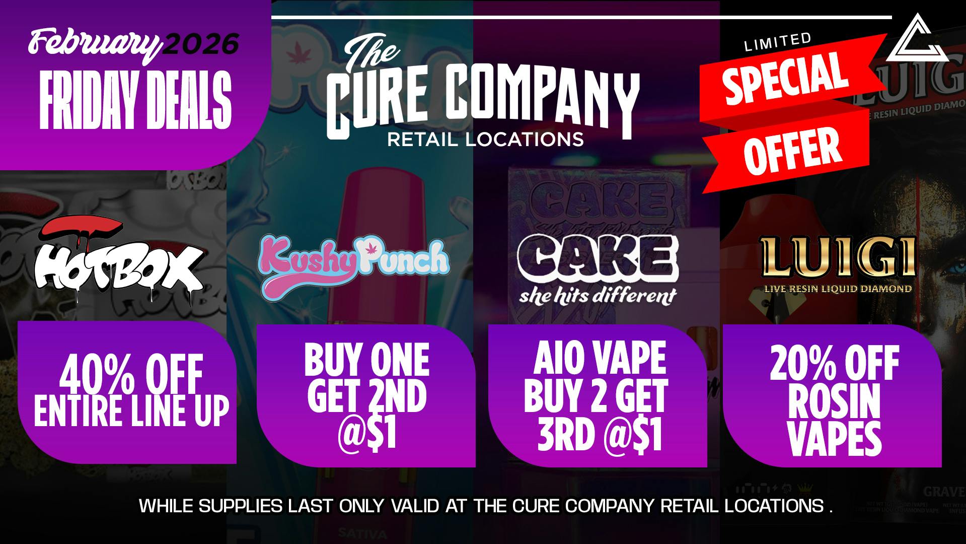 The Cure Company - Melrose 👉 💘 Friday Crush Deals — Melrose 💘