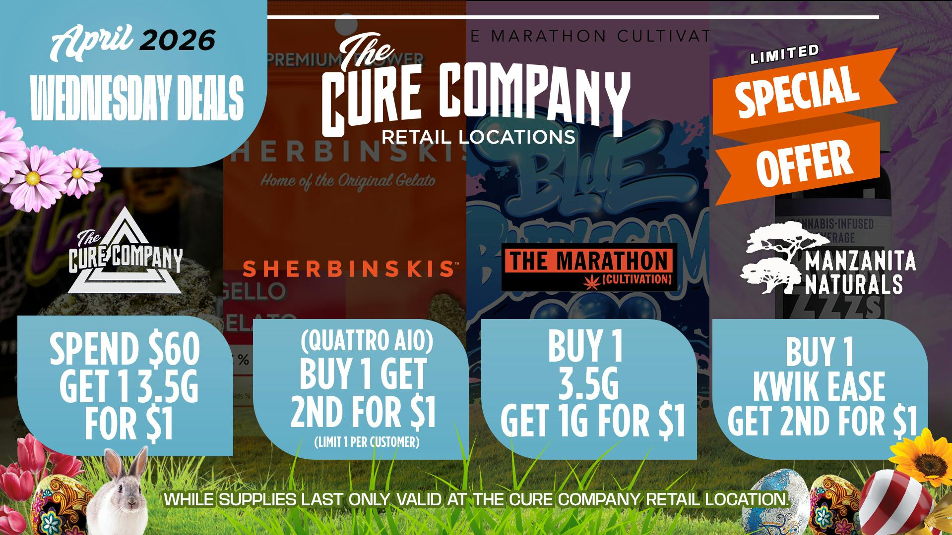 The Cure Company DTLA DTPG Spring Gas Specials 🌸⛽