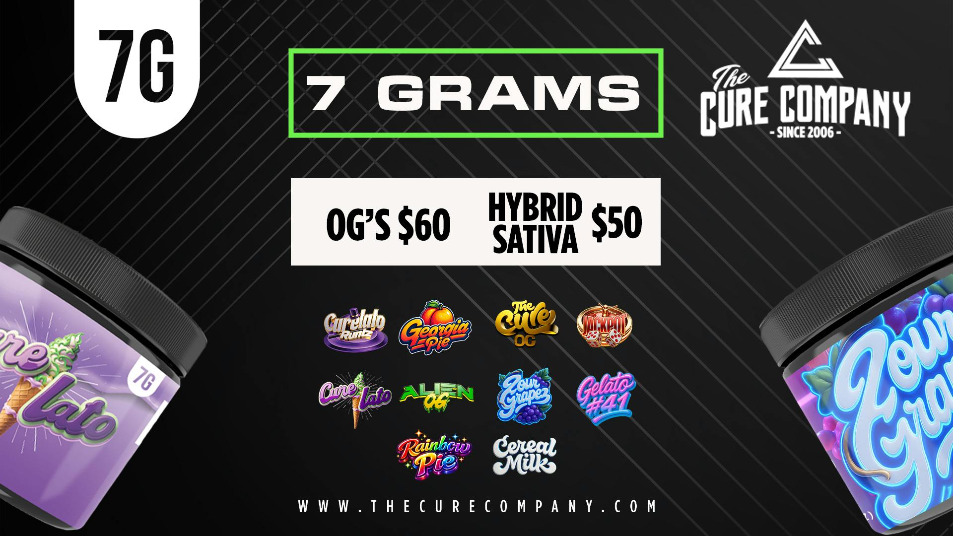 The Cure Company DTLA 🔥Cure Company Premium 7 Grams Starting@ $50 OTD🥵