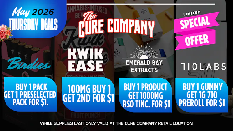 The Cure Company DTLA DTPG Smoke Session Savings 🍃