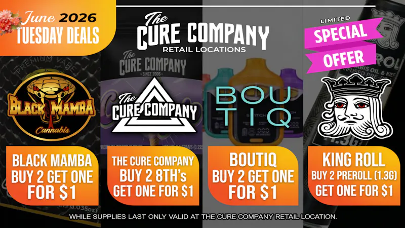 The Cure Company - Crenshaw 🚨 TUESDAY DEALS ARE LIVE @ CURE CO CRENSHAW🚨