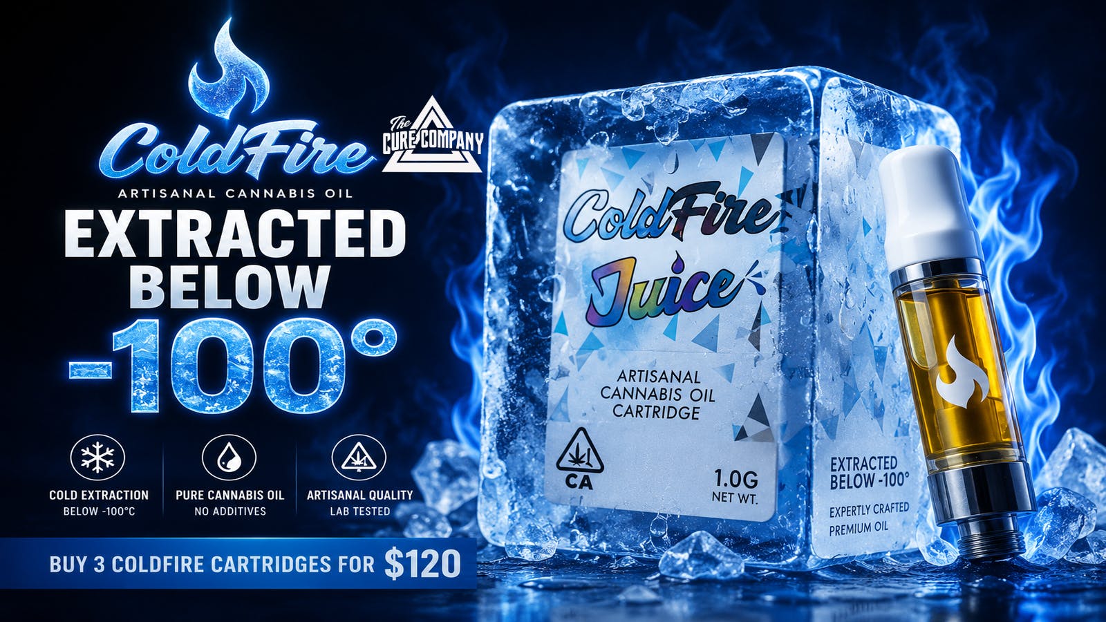 The Cure Company - Crenshaw 🧊Cure Company x ColdFire Fridays – 3 for $120🧊