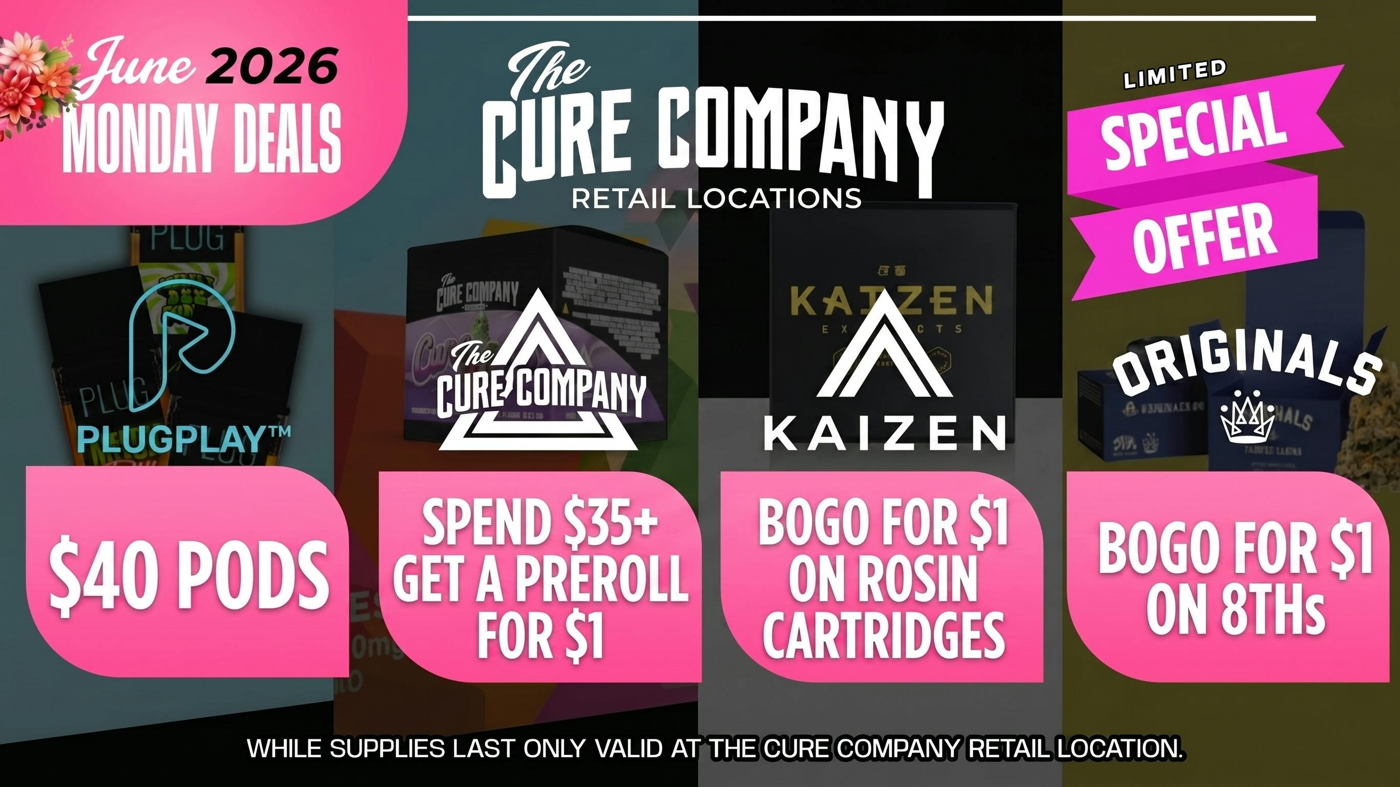CCC by The Cure Company 🔥 CCC Monday Specials | June 2026