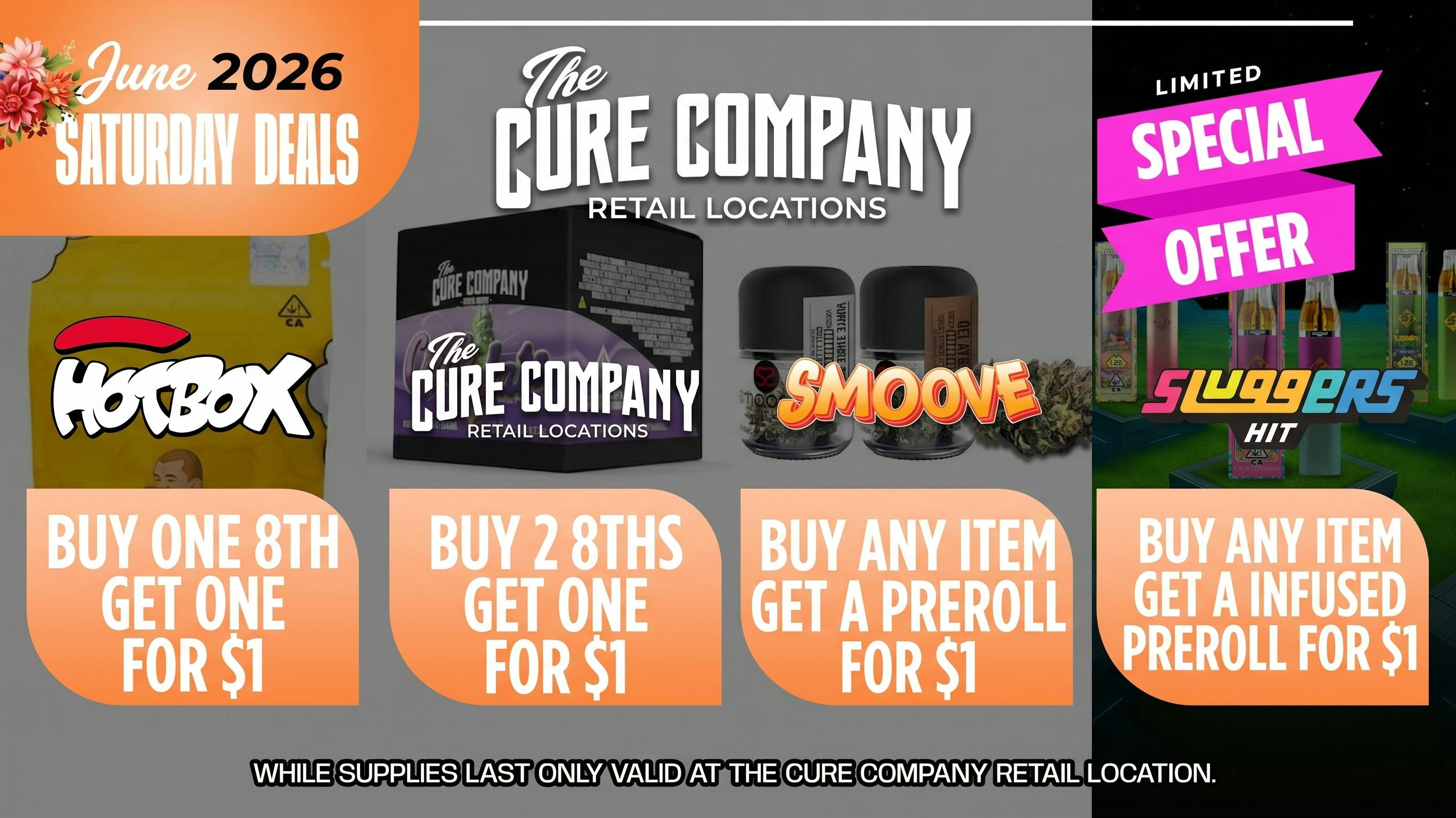 The Cure Company - Crenshaw 🔥 Saturday Heat at Crenshaw | BOGO Deals 💨