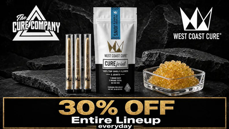 CCC by The Cure Company 👑 West Coast Cure: 30% OFF Every Day 👑