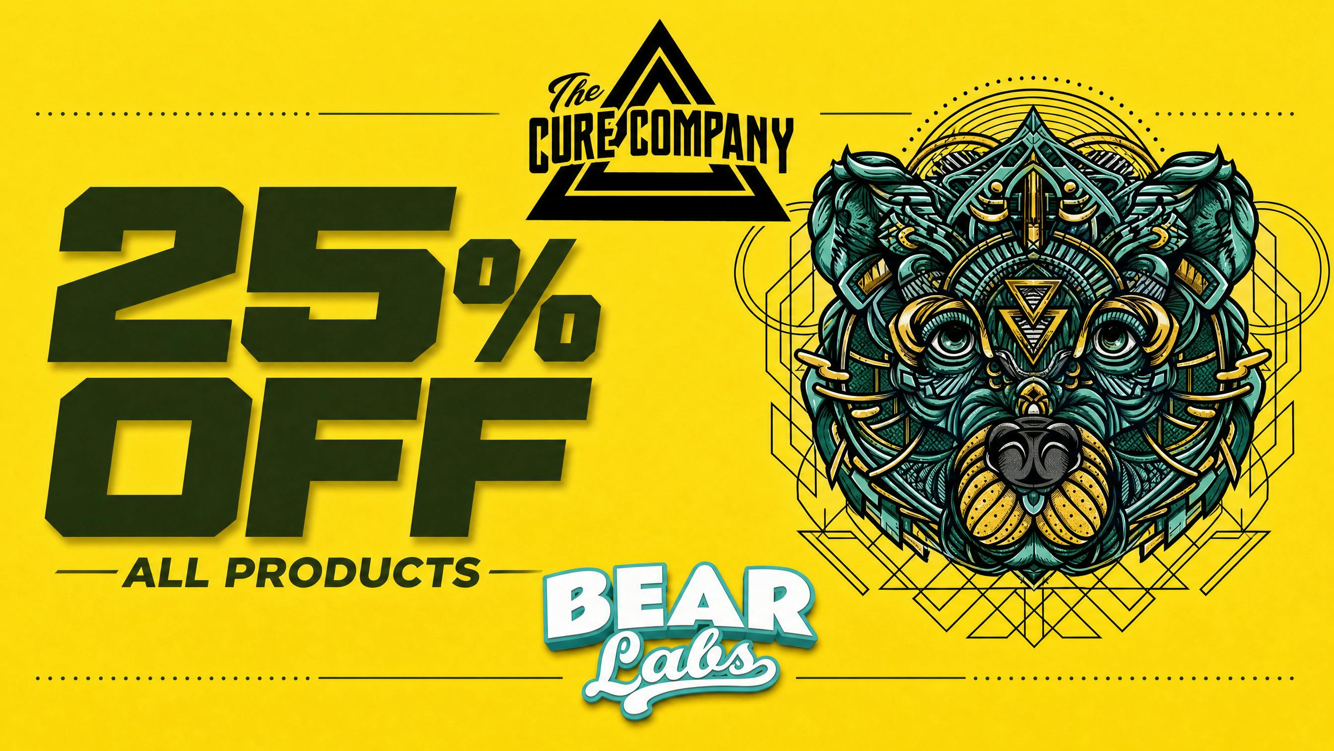CCC by The Cure Company 🔥 Cure Co x Bear Labs: 25% OFF Fridays 🐻