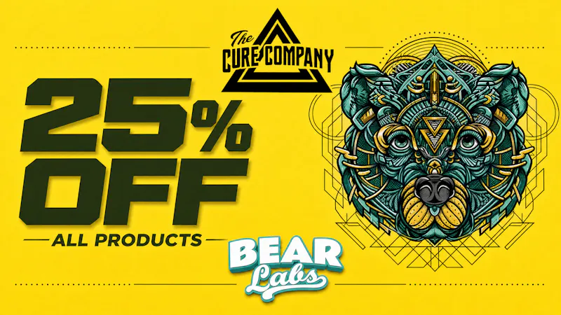 Weed Lane 🔥 Cure Co x Bear Labs: 25% OFF Fridays 🐻