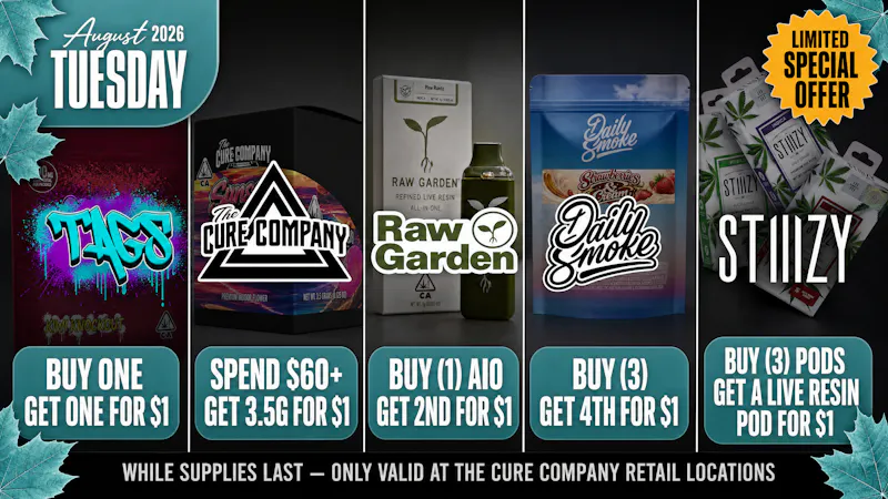The Cure Company - Pico 💎 Cure Co Pico Tuesday Hookups 💎