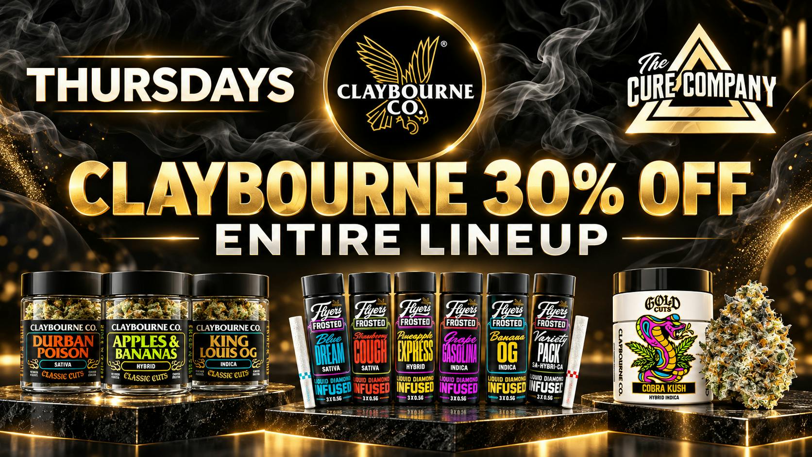 CCC by The Cure Company ✨ Claybourne Thursdays — 30% Off the Entire Lineup
