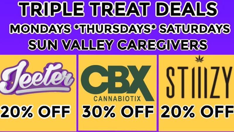 Sun Valley Caregivers CBX FLOWER 30% OFF