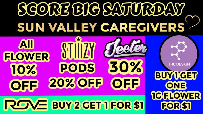 Sun Valley Caregivers SATURDAY DISCOUNTS JEETER 30% OFF