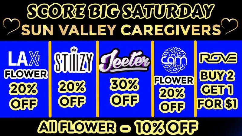 Sun Valley Caregivers SATURDAY DEALS/DISCOUNTS