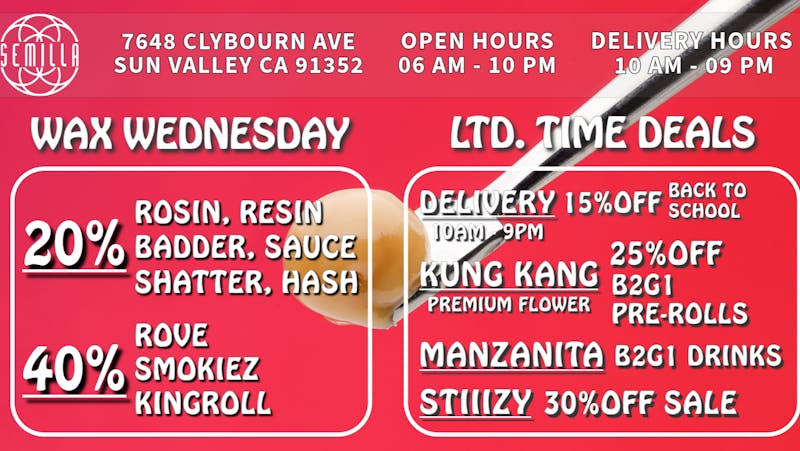 SEMILLA HRC Delivery 40%OFF Rove, Kingroll, Smokiez