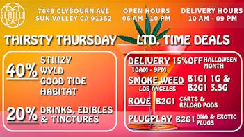SEMILLA HRC Delivery 40%OFF Stiiizy, Wyld & Habitat