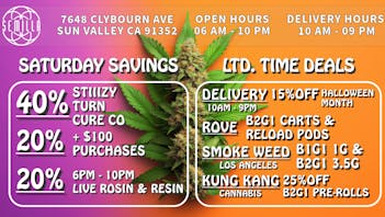 SEMILLA HRC 40%OFF Stiiizy, Turn & Cure Co