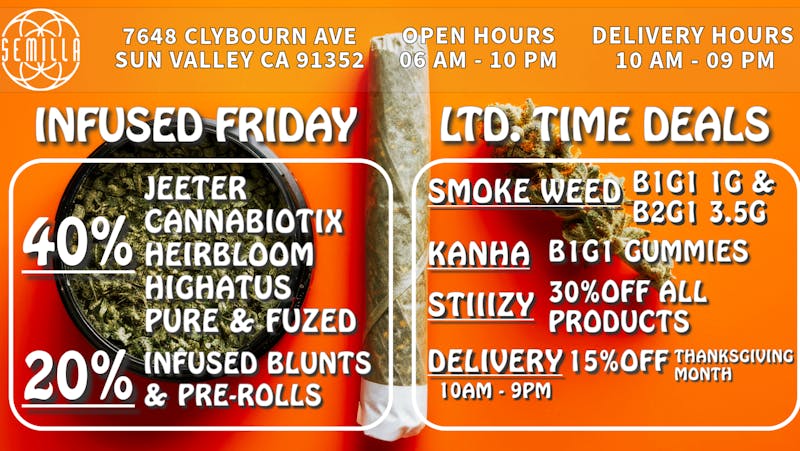 SEMILLA HRC 40%OFF CBX, Jeeter, Pure & Fuzed