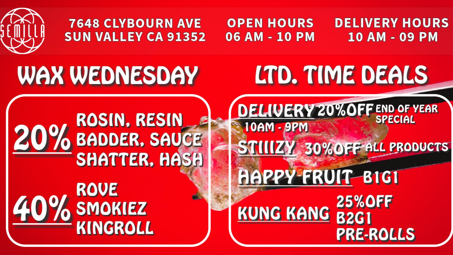 SEMILLA HRC 40%OFF Rove, Kingroll, Smokiez