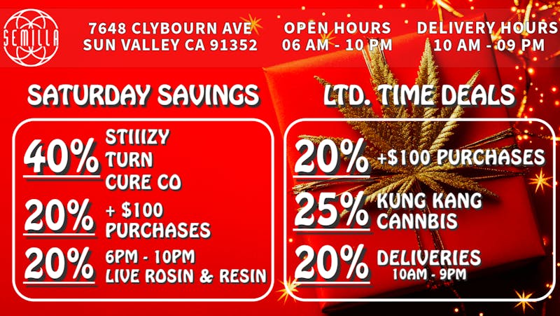 SEMILLA HRC 40%OFF Stiiizy, Turn & Cure Co