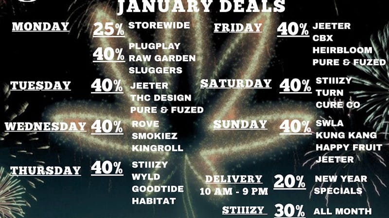 SEMILLA HRC JANUARY 2026 DEALS 25% UP TO 40% OFF ON BRANDS