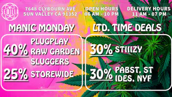 Herbal Relief Caregivers 25% Storewide, 40% PlugPlay, Raw Garden, Sluggers!