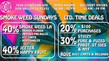 Herbal Relief Caregivers 40%OFF Smoke Weed LA, Jeeter & Happy Fruit
