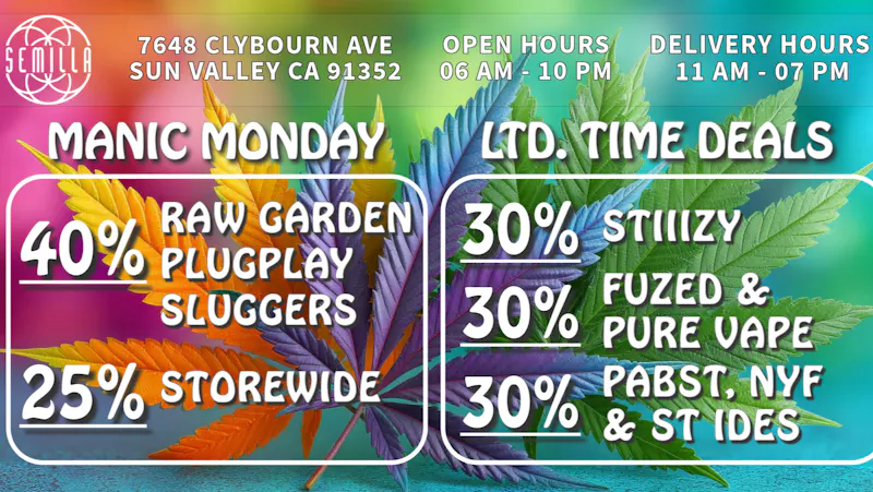 Herbal Relief Caregivers 25% Storewide, 40% PlugPlay, Raw Garden, Sluggers!