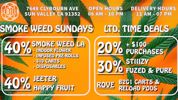 Herbal Relief Caregivers 40%OFF Smoke Weed LA, Jeeter & Happy Fruit