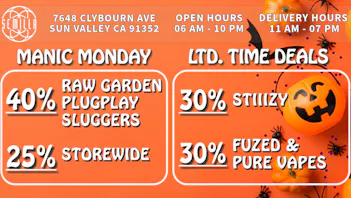 Herbal Relief Caregivers 25% Storewide, 40% PlugPlay, Raw Garden, Sluggers!