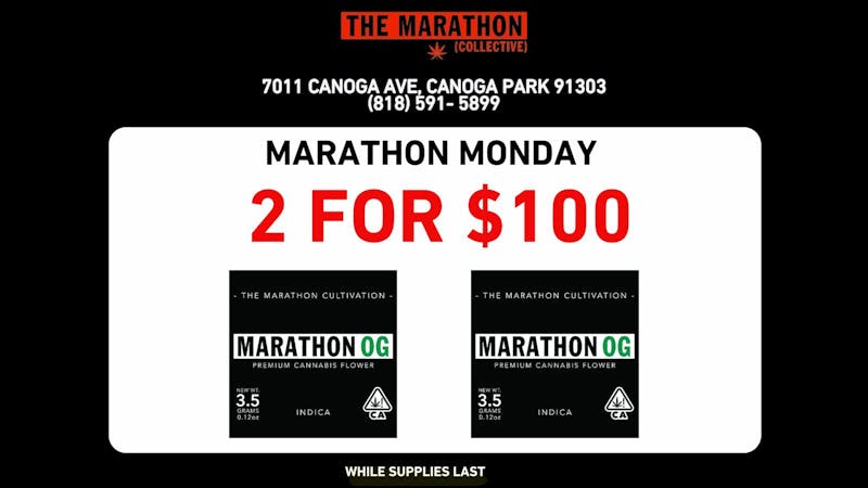 The Marathon Collective MARATHON MONDAY!