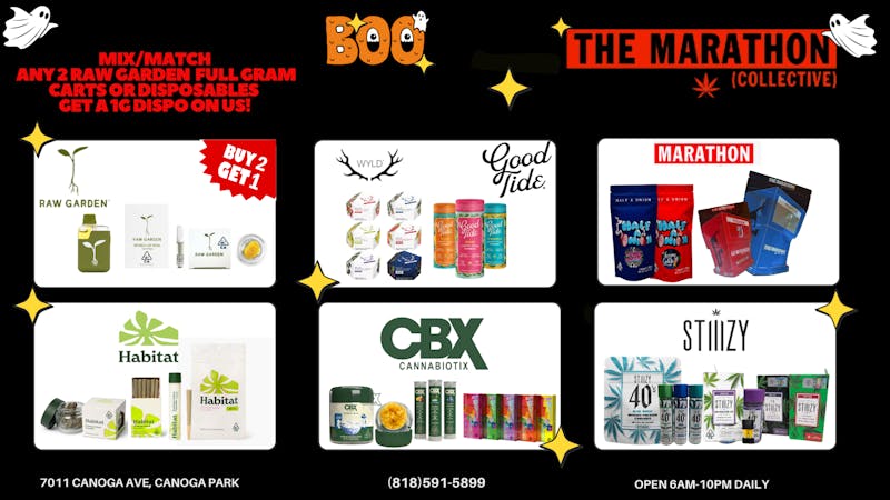 The Marathon Collective BUY 2 GET 1 FREE RAW GARDEN!