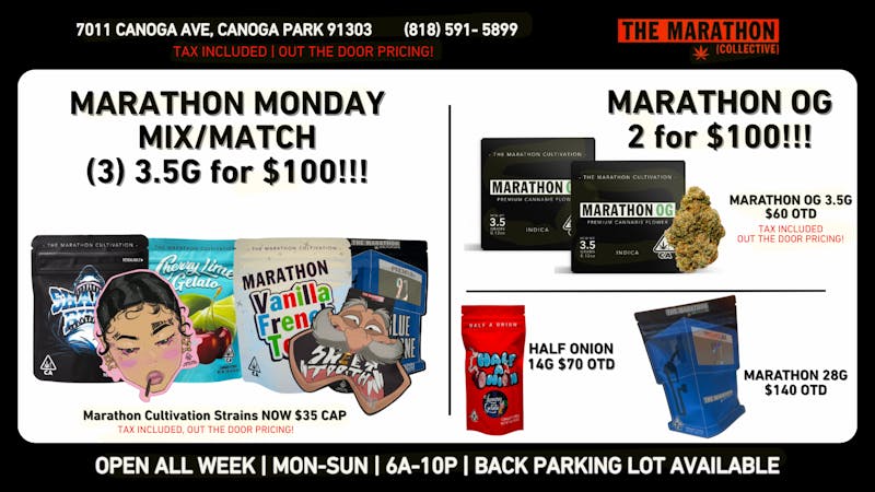 The Marathon Collective MARATHON MONDAY!