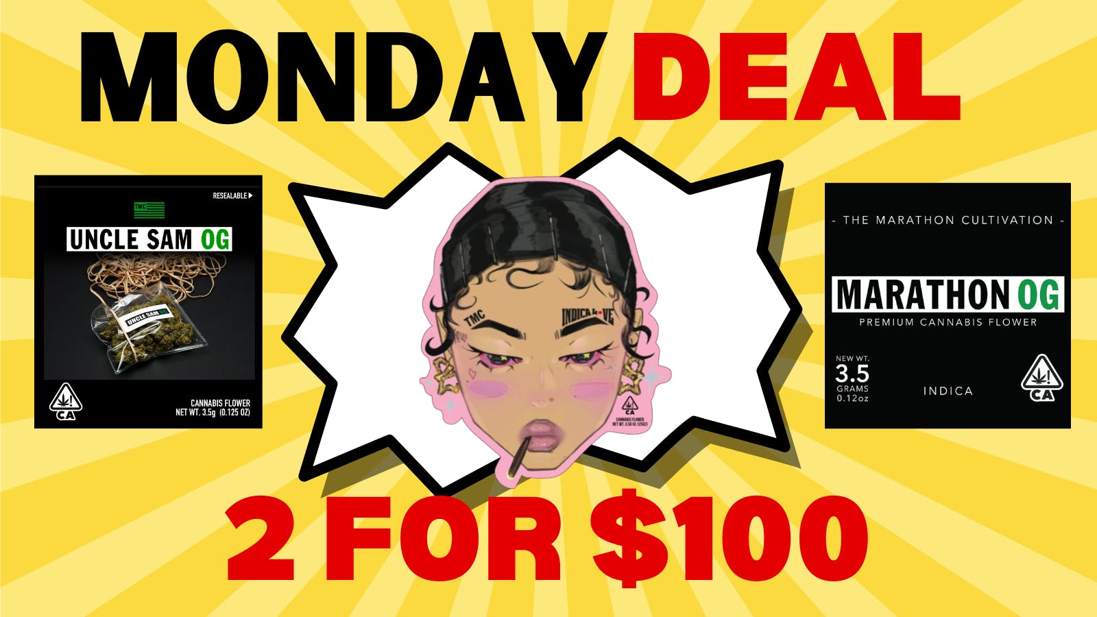 The Marathon Collective MARATHON MONDAY 2 FOR $100