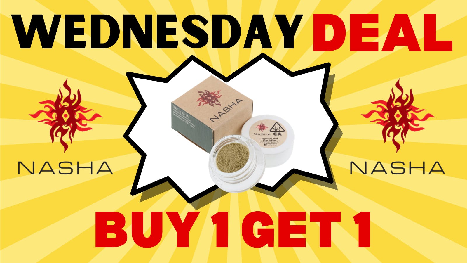 The Marathon Collective WEDNESDAY HASH DEAL! BUY 1 GET 1 !!