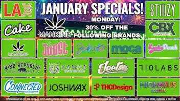 Mankind Delivery MONDAY - 30% OFF SELECT BRANDS!