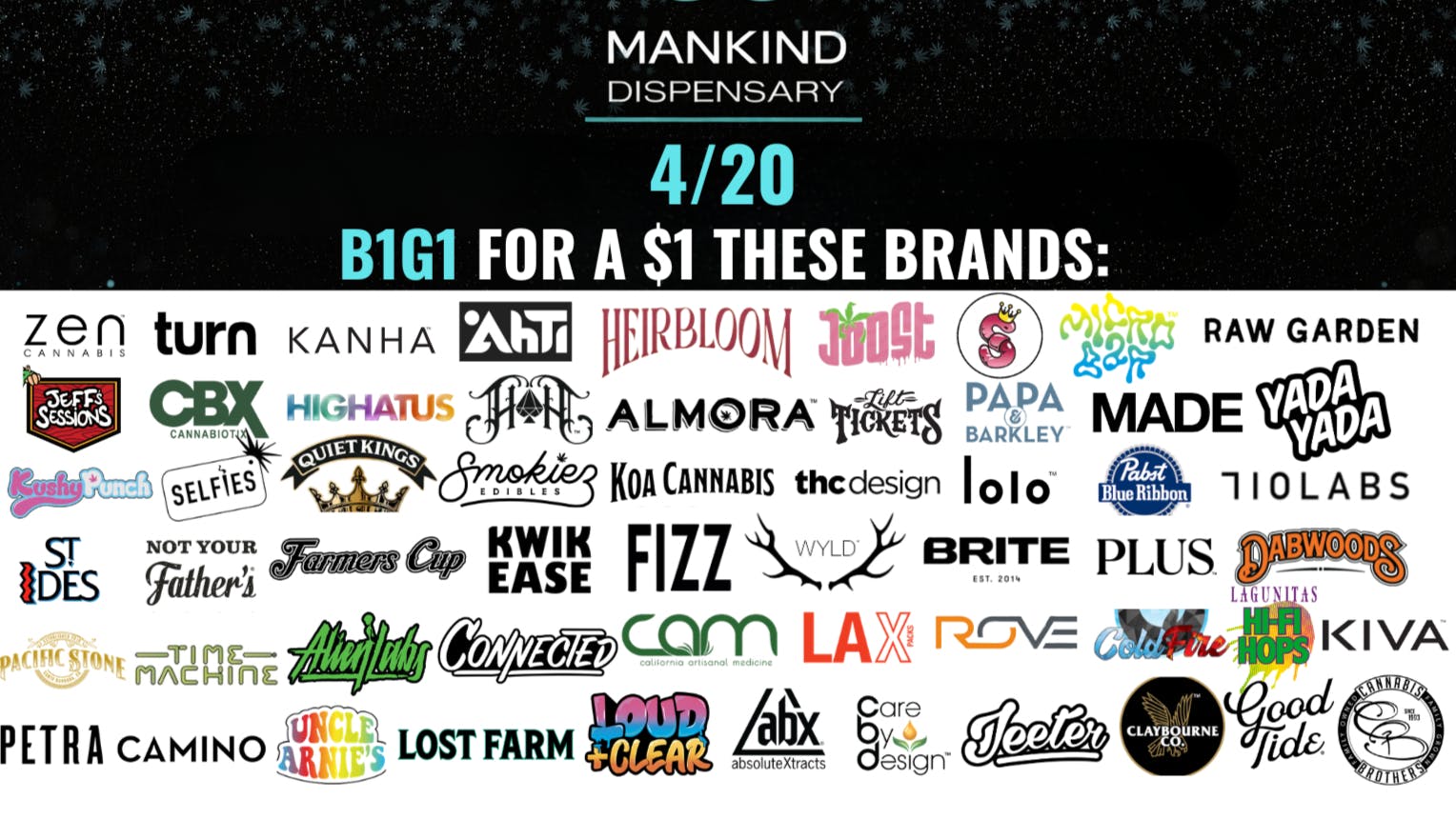 Mankind Delivery BUY 1 GET 1 FOR $1 SELECT BRANDS!