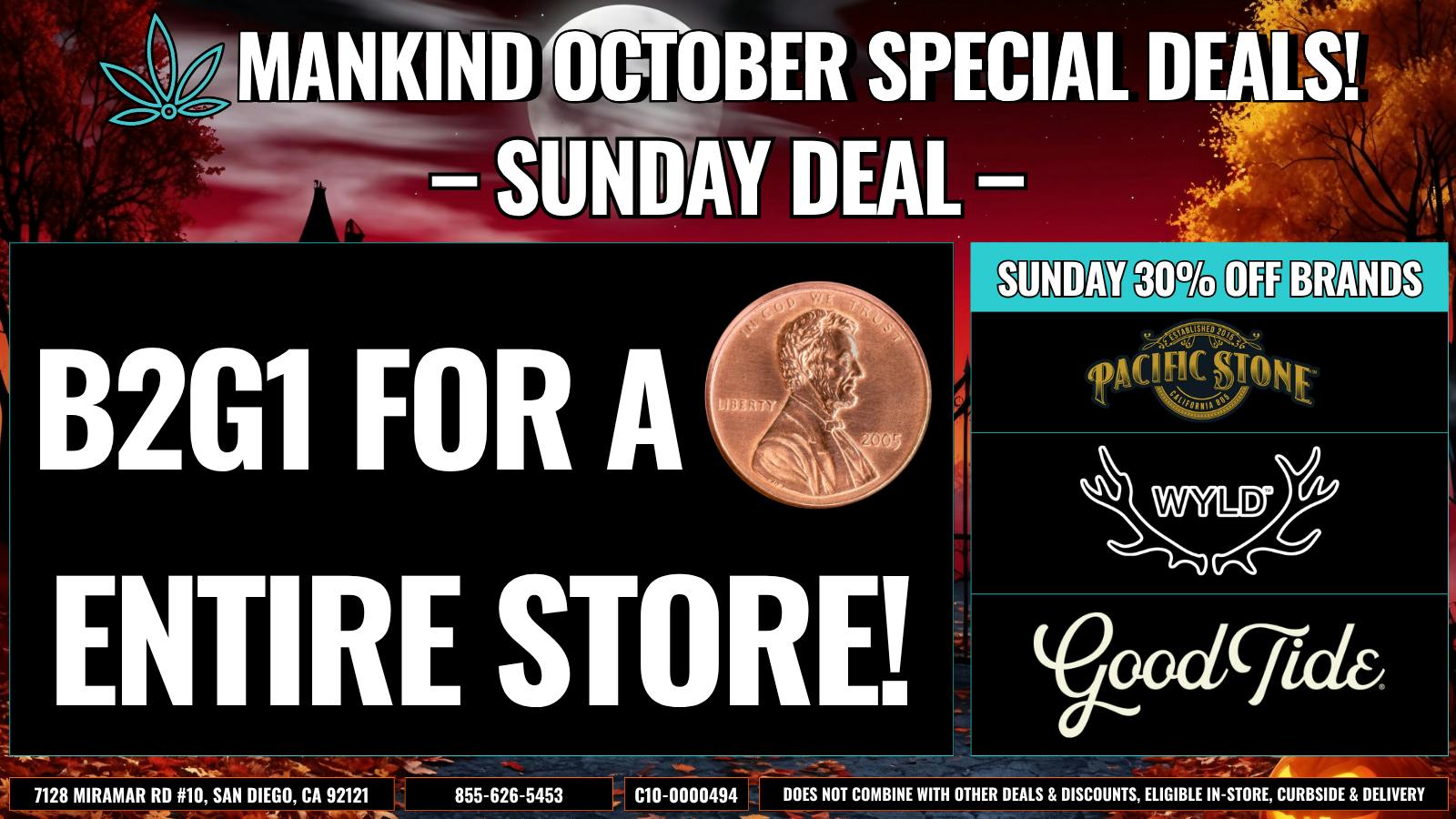 Mankind Dispensary SUNDAY BRAND DEALS | 30% OFF
