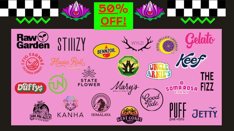CBCB - Cannabis Buyers Club Berkeley 50% OFF FAVORITE BRANDS