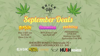 Brick City Cannabis Co. September !!