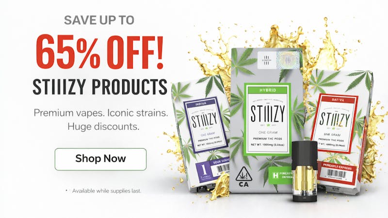 Honor Roll Delivery - Taxes Included UP TO 65% OFF STIIIZY