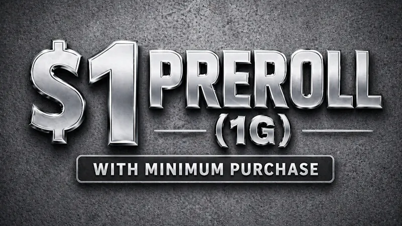 Honor Roll Delivery - Taxes Included $1 PRE ROLL (1G) : LIMITED-TIME DEAL