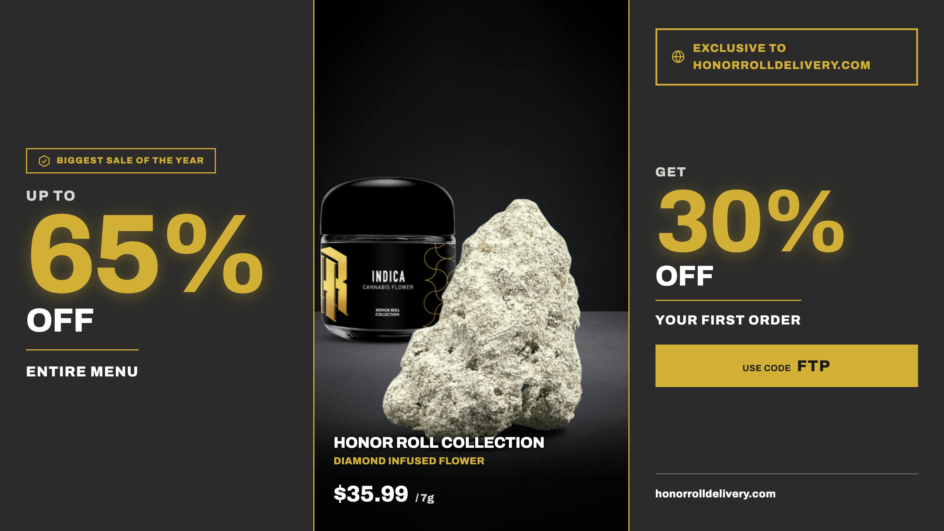 Honor Roll Delivery UP TO 65% OFF STOREWIDE