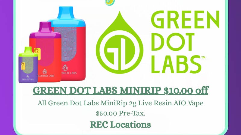 Lightshade - Federal Heights Green Dot 2G MiniRip $10 OFF