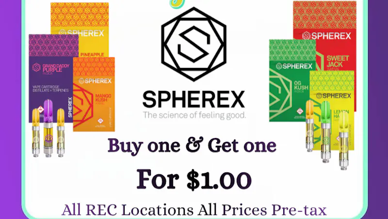 Lightshade - Federal Heights Spherex Carts Buy One Get one $1!