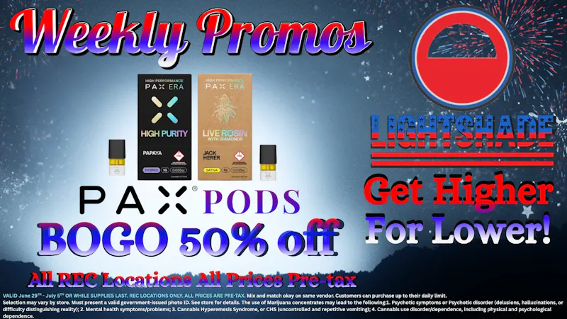 Lightshade - Evans All Pax Pods Buy One Get One 50%!