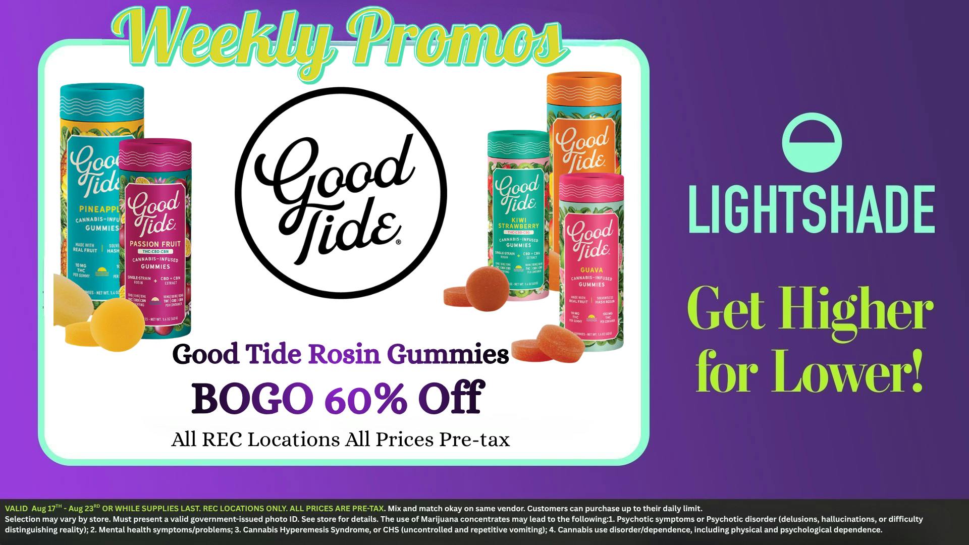 Lightshade - Evans Buy One Rosin Gummy, Get One 60% OFF!