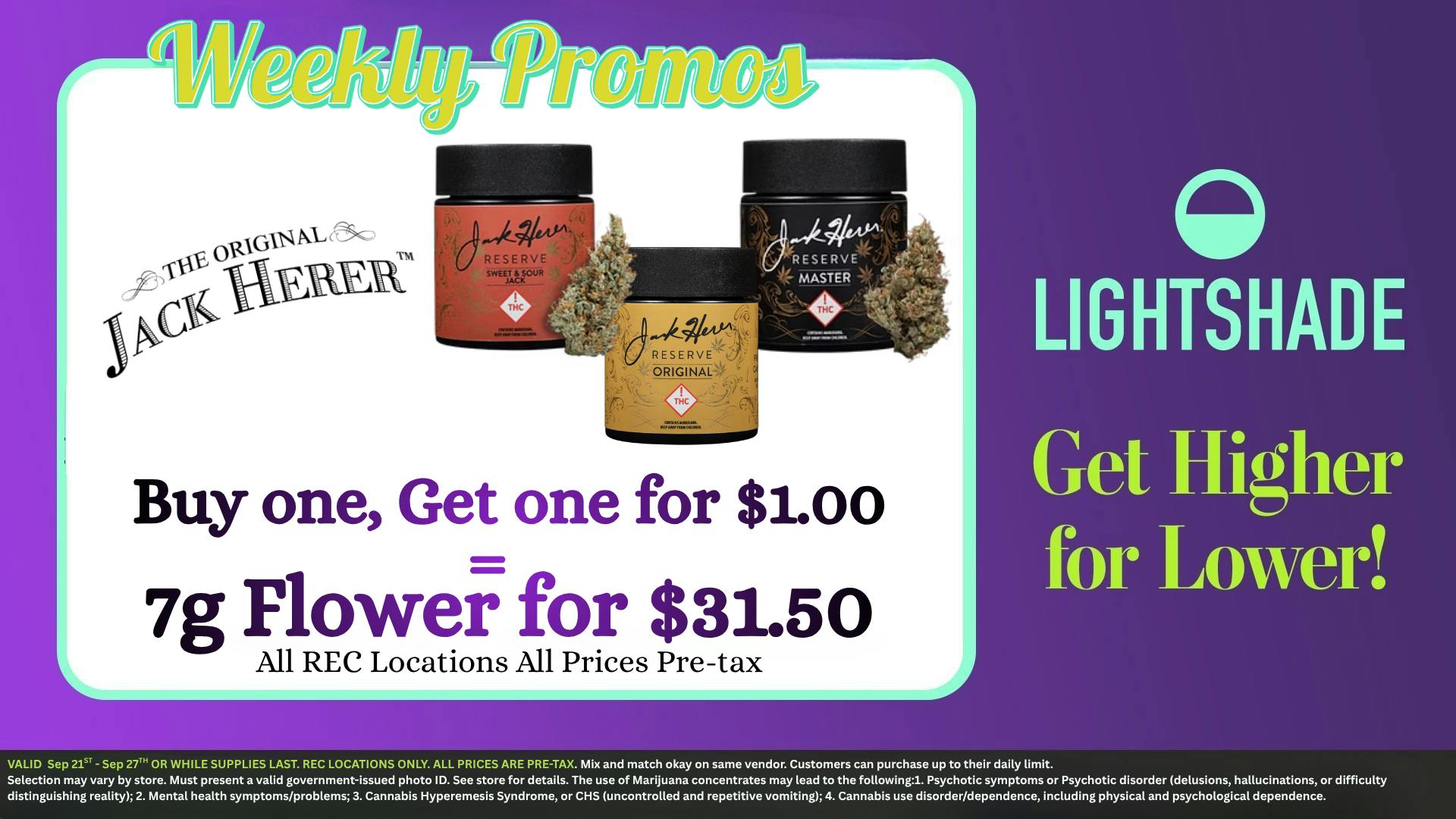 Lightshade - Evans Buy one Flower Eighth, get one for only $1!