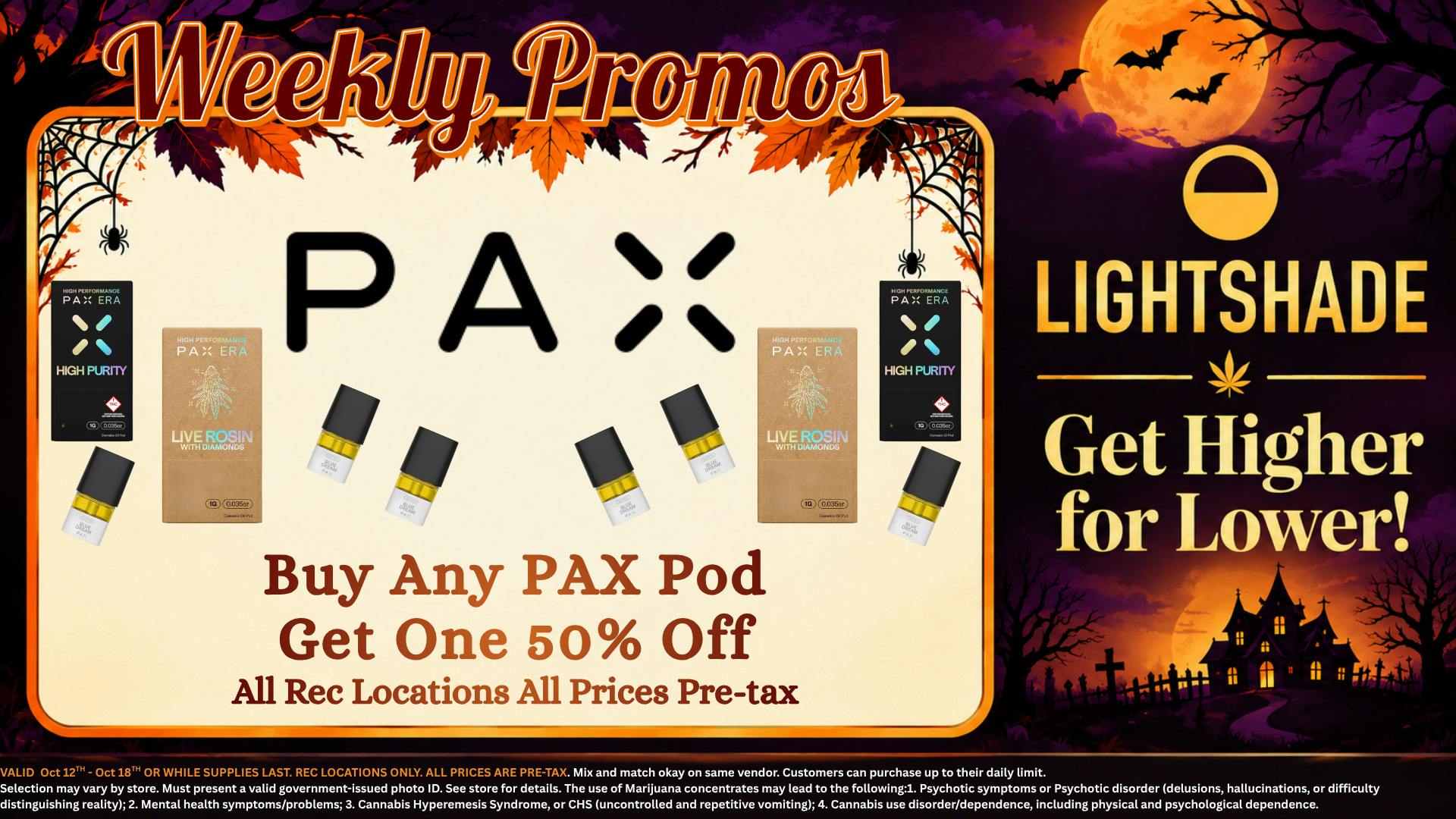 Lightshade - Federal Heights Pax Pods! Buy One Get One 50% OFF