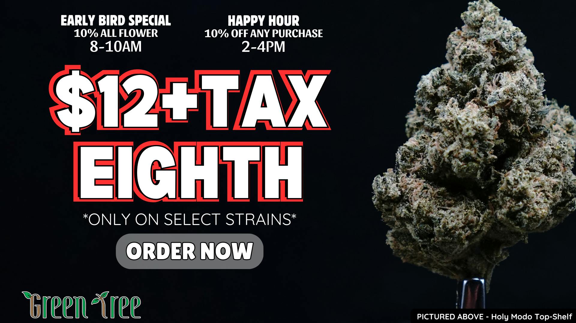 Green Tree Medicinals Berthoud [Berthoud] Eighth for $12+tax