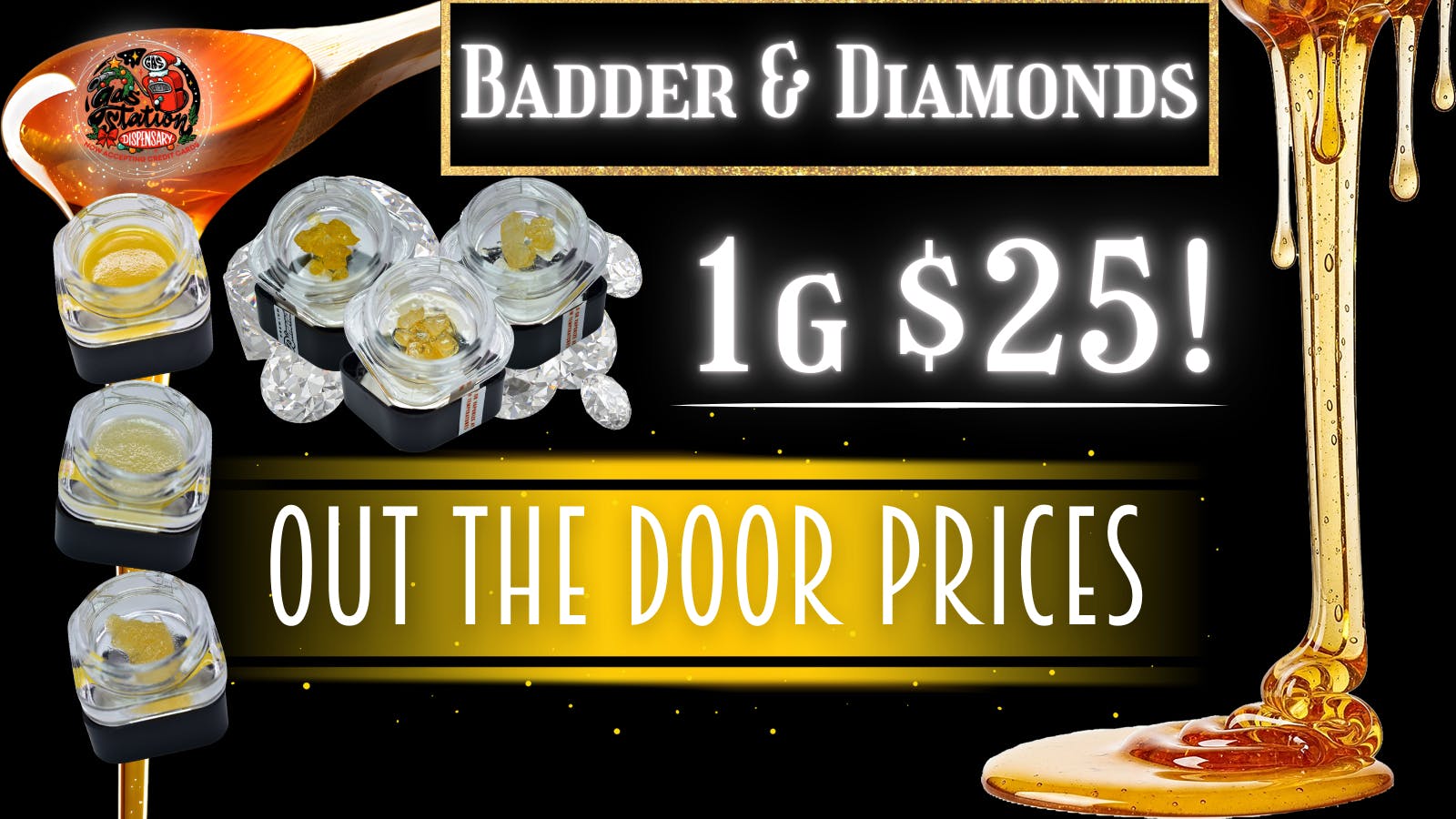 The Gas Station - Delivery Service 1g $25!! House Badder & Diamonds